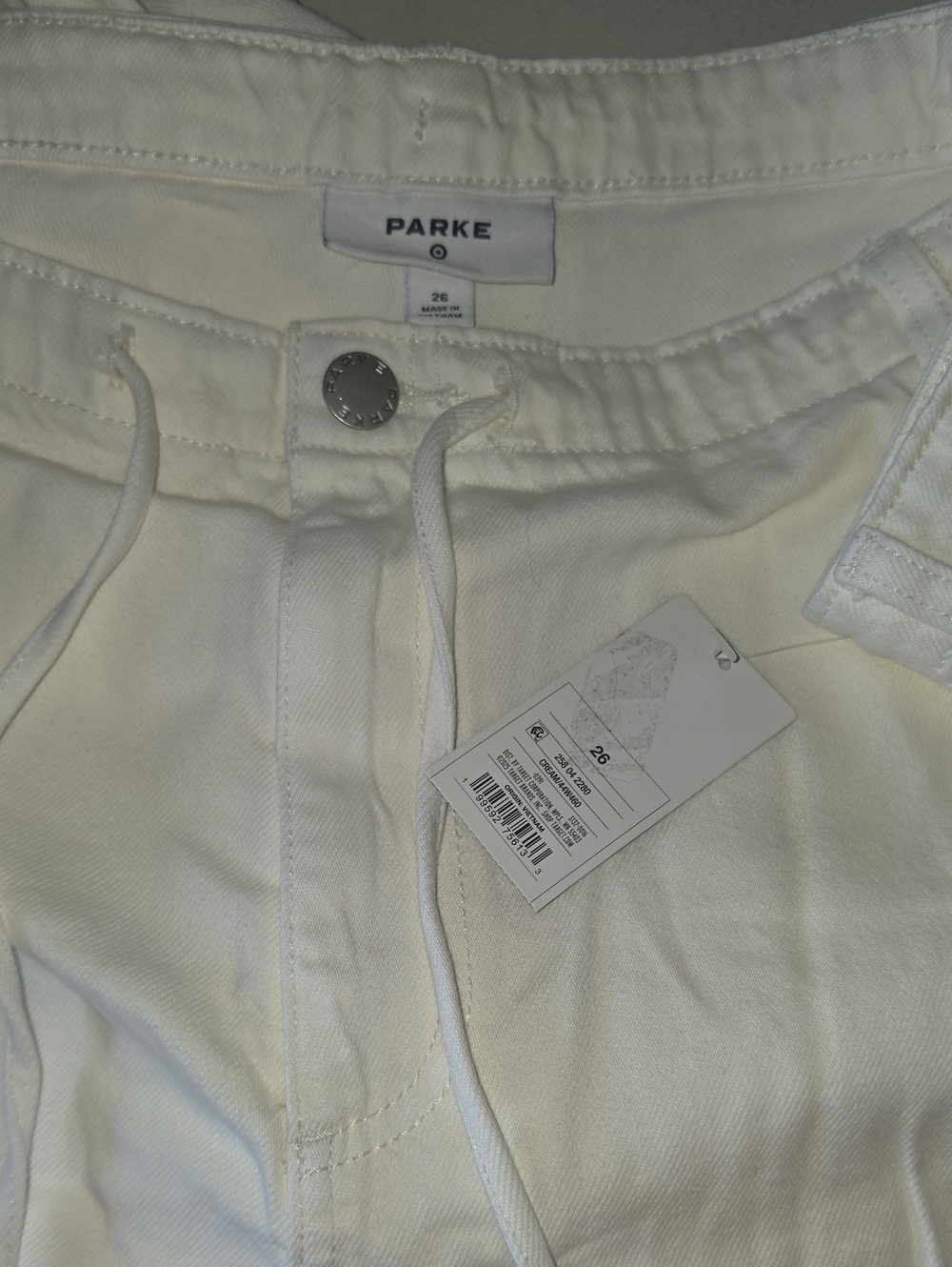 Parker Wide Leg Jeans in White